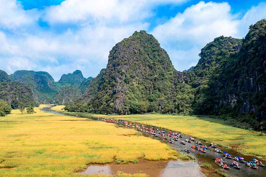 Tam Coc Ninh Binh -Hanoi golf package